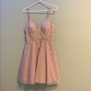 pink le chateau dress
